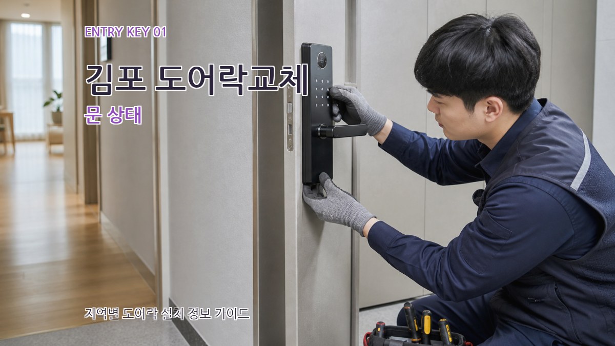 김포 도어락교체