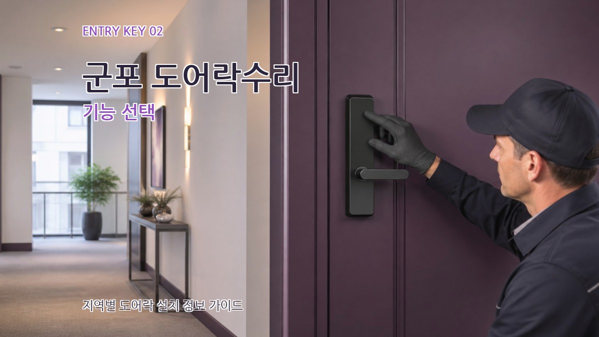 군포 도어락수리 기능 선택