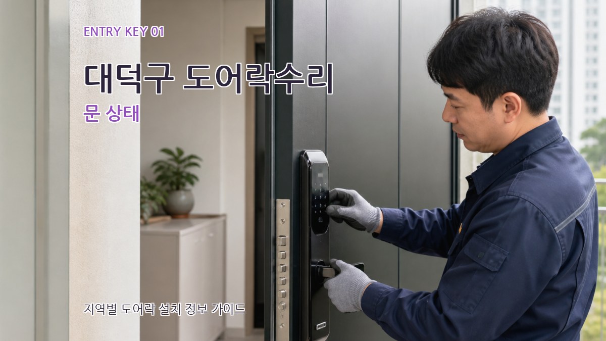대덕구 도어락수리
