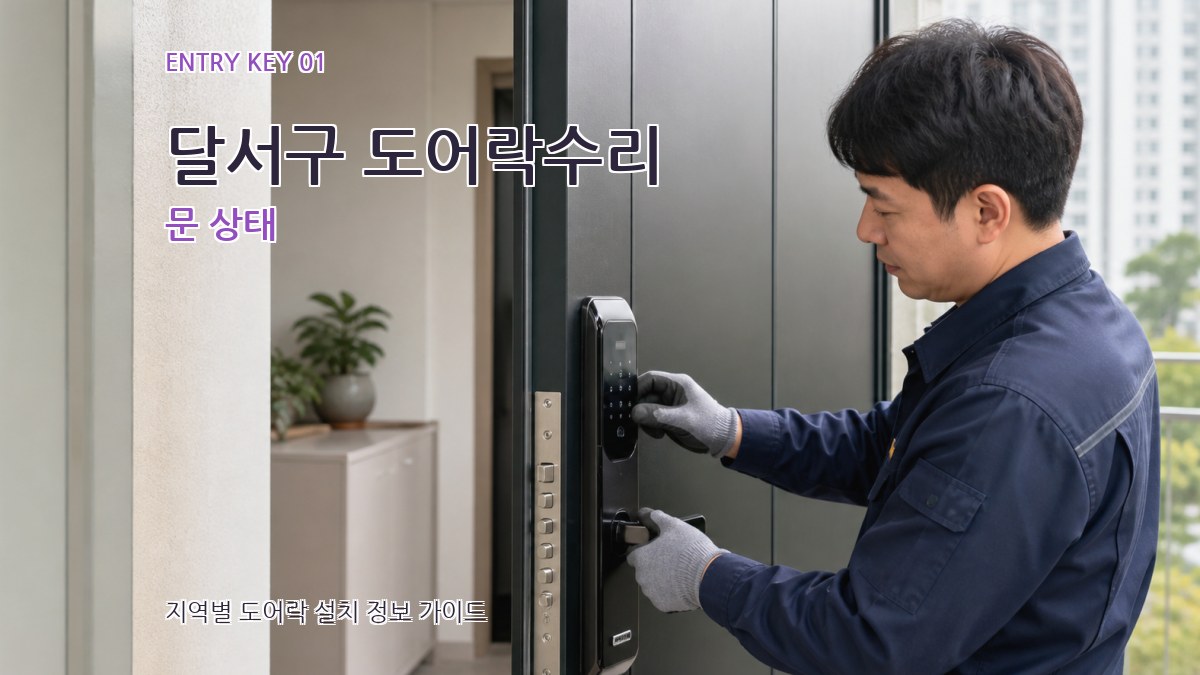 달서구 도어락수리