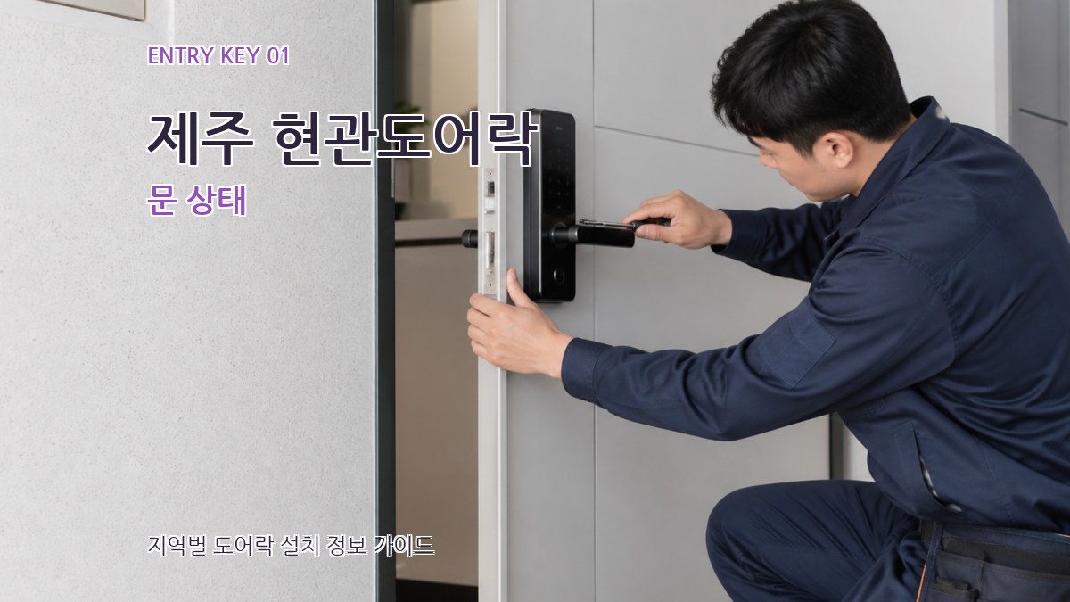 제주 현관도어락