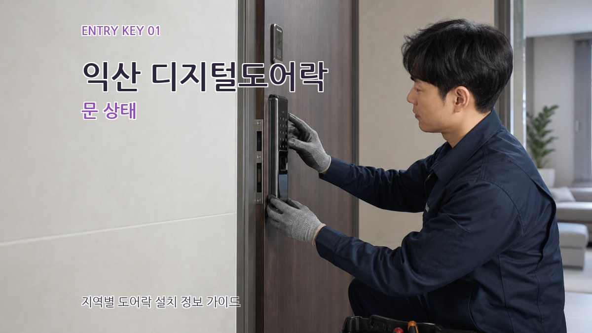 익산 디지털도어락
