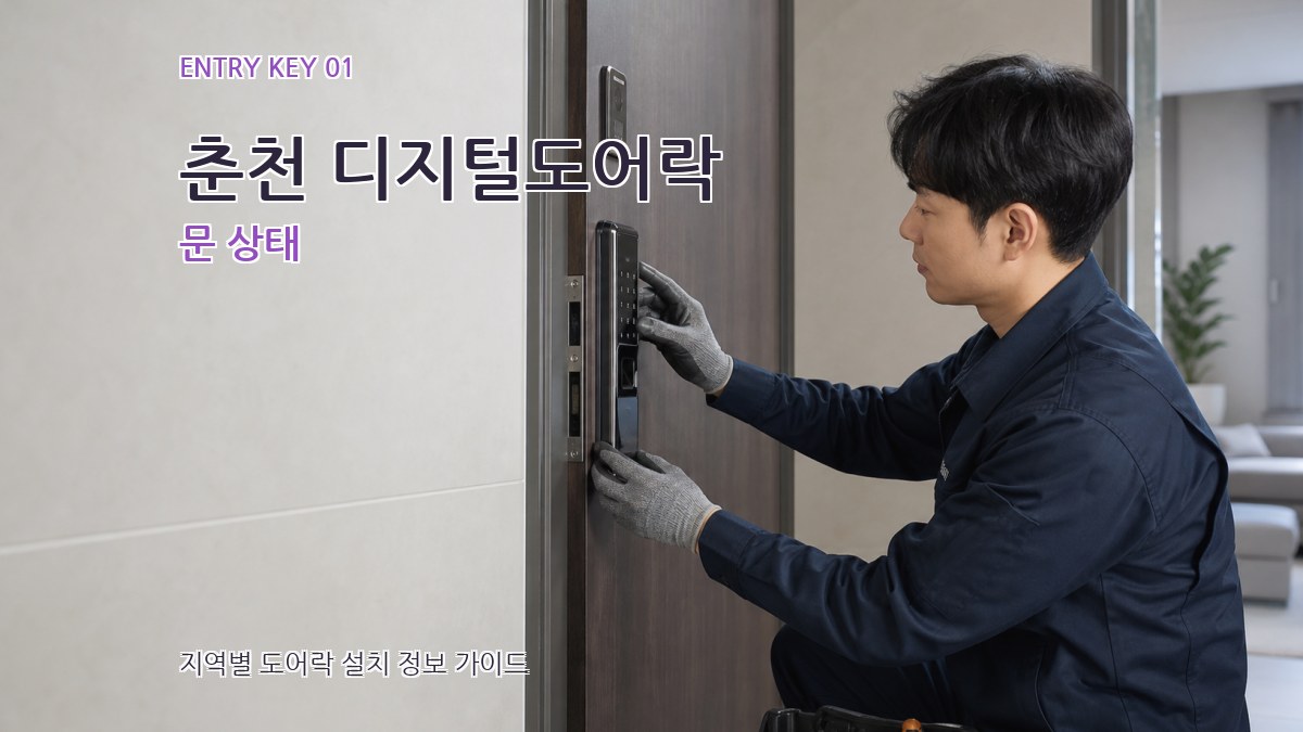 춘천 디지털도어락
