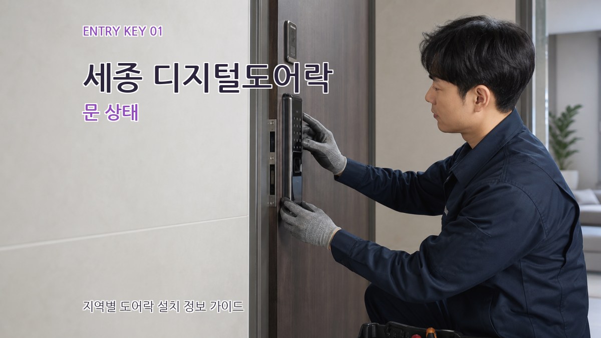 세종 디지털도어락