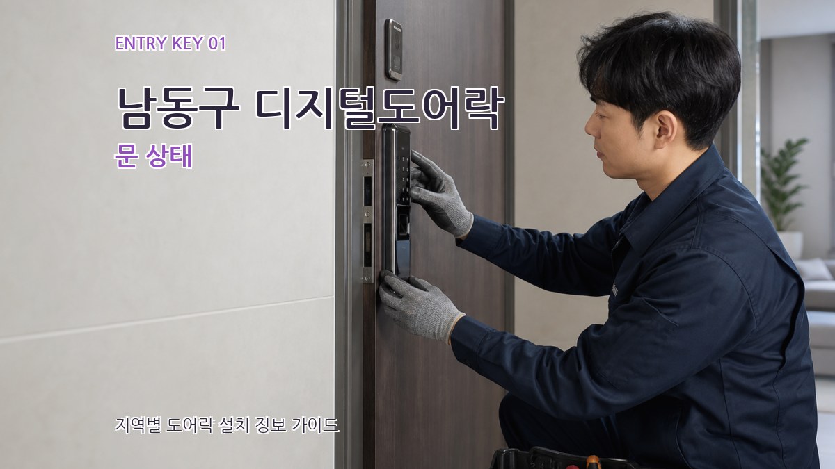 남동구 디지털도어락