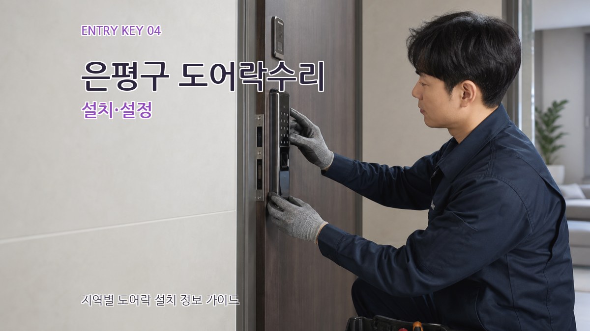 은평구 도어락수리 설치·설정