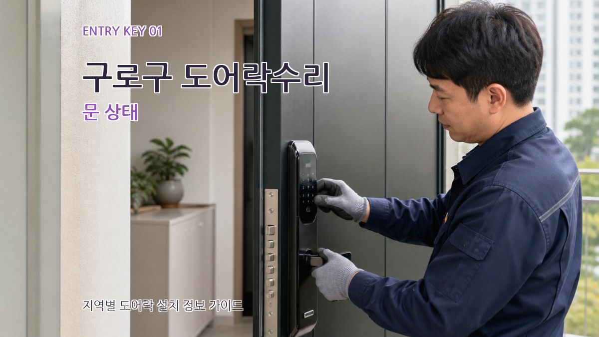 구로구 도어락수리