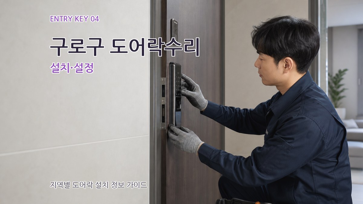 구로구 도어락수리 설치·설정