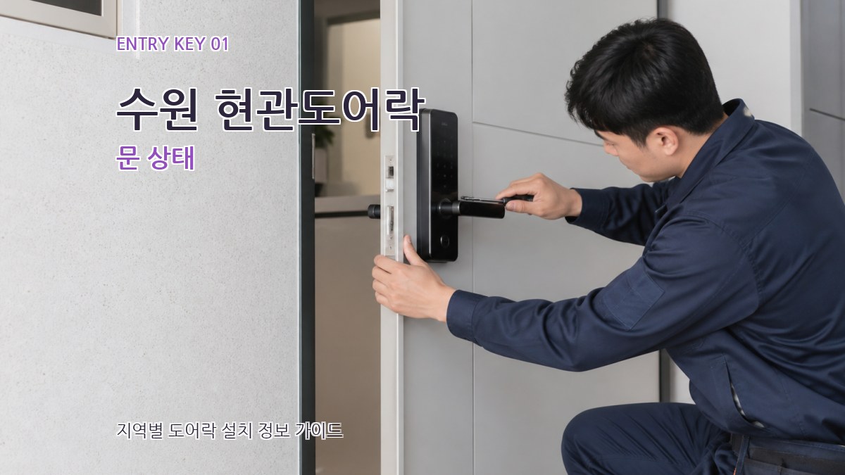 수원 현관도어락
