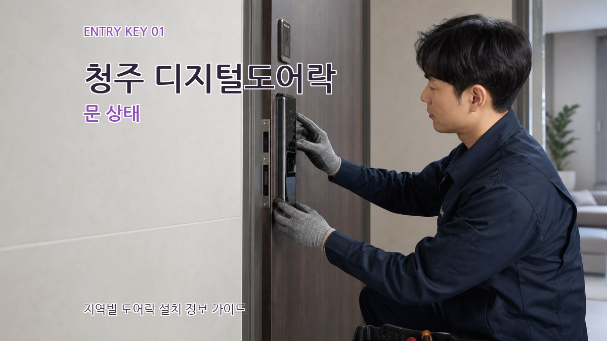 청주 디지털도어락