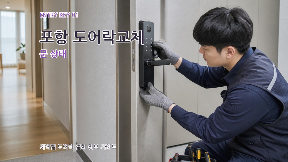 포항 도어락교체