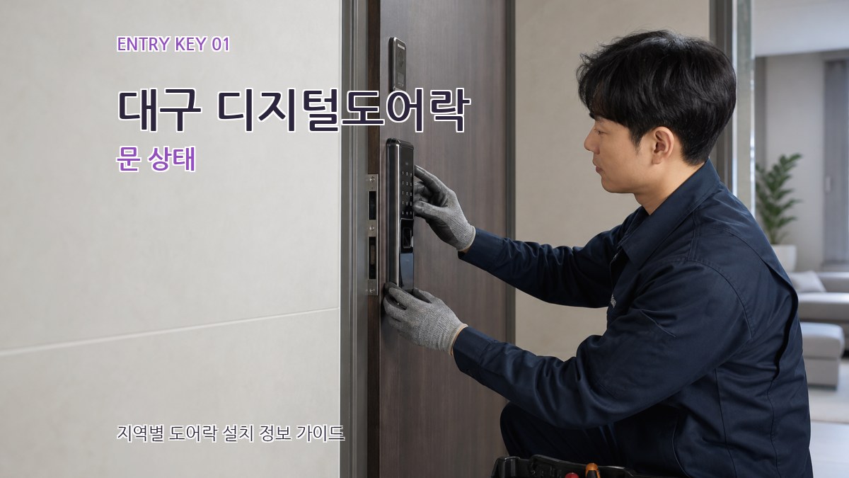 대구 디지털도어락