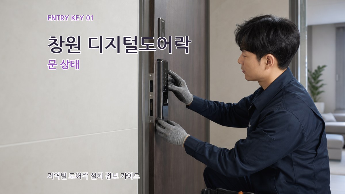 창원 디지털도어락