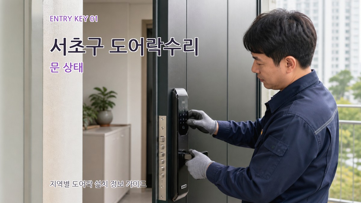 서초구 도어락수리