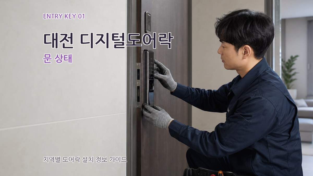 대전 디지털도어락