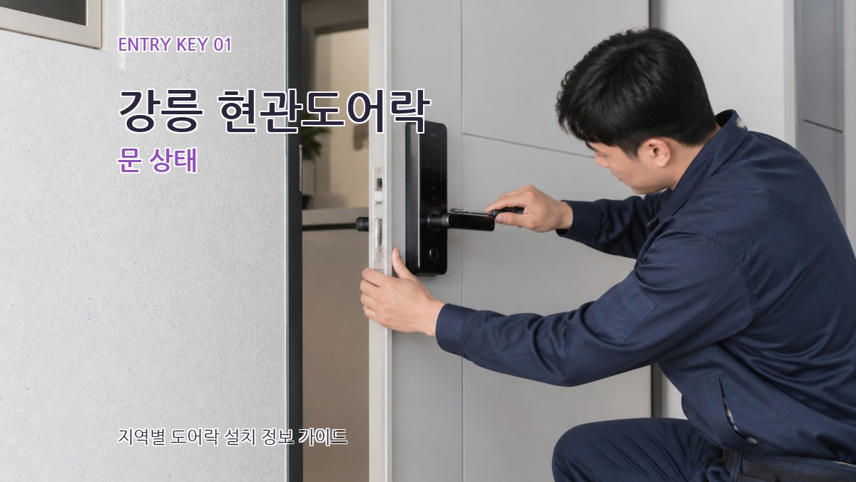 강릉 현관도어락