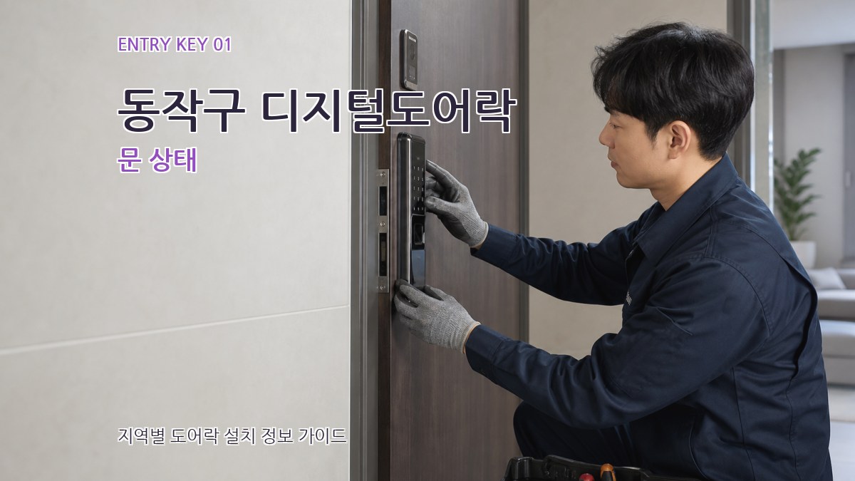 동작구 디지털도어락