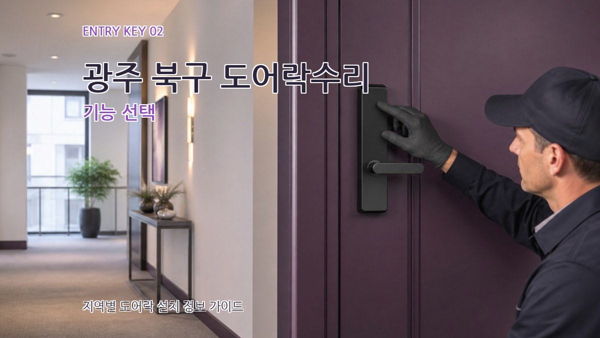 광주 북구 도어락수리 기능 선택