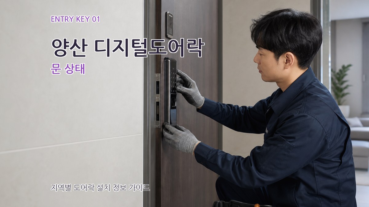 양산 디지털도어락