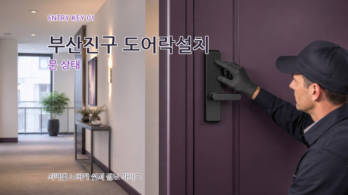 부산진구 도어락설치