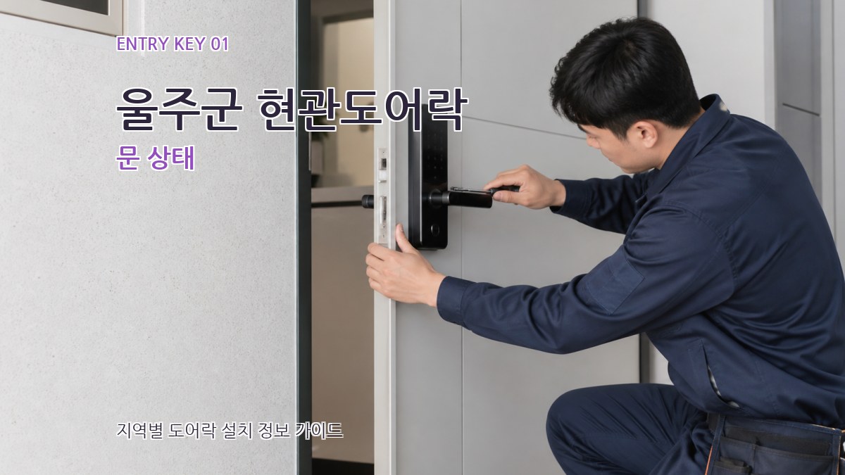 울주군 현관도어락 문 상태