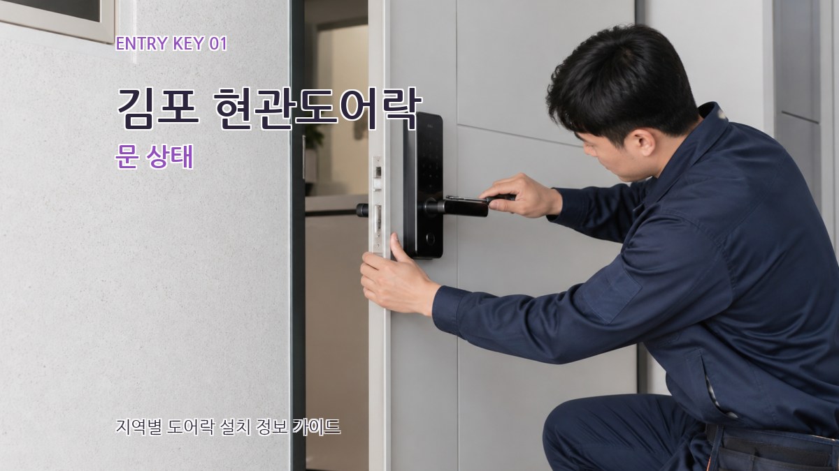 김포 현관도어락