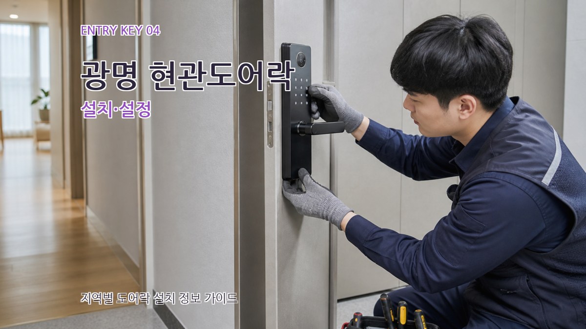 광명 현관도어락 설치·설정